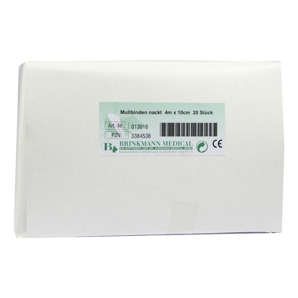 Das Produktfoto zeigt Mullbinden 10 Cmx4 M Unverpackt (20 stk) PZN 03384538