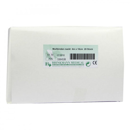 Das Produktfoto zeigt Mullbinden 10 Cmx4 M Unverpackt (20 stk) PZN 03384538