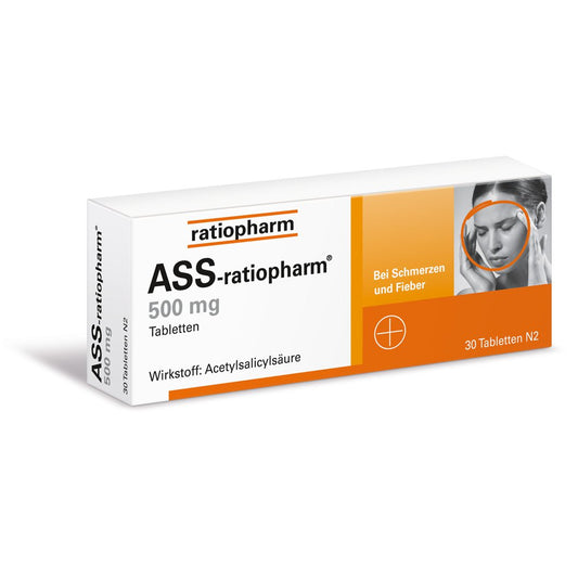 Ass-Ratiopharm 500 Mg Tabletten (30 stk)
