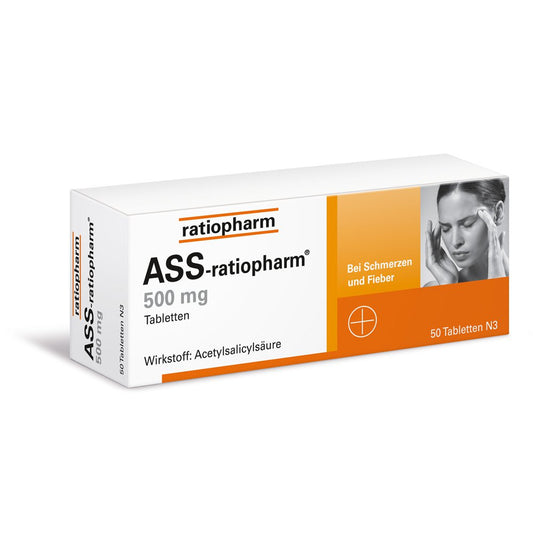 Ass-Ratiopharm 500 Mg Tabletten (50 stk)