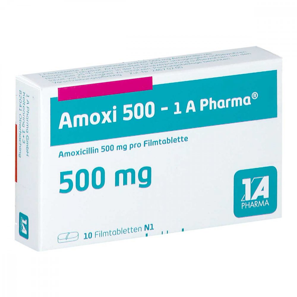 Amoxi 500-1a Pharma Filmtabletten (10 stk)