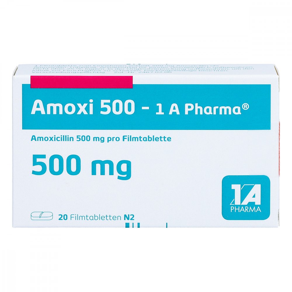Amoxi 500-1a Pharma Filmtabletten (20 stk)