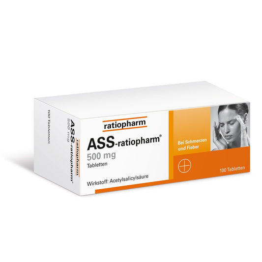 Ass-Ratiopharm 500 Mg Tabletten (100 stk)