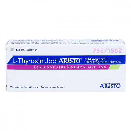 L-Thyroxin Jod Aristo 75 Μg/150 Μg Tabletten (100 stk)
