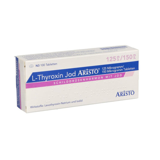 L-Thyroxin Jod Aristo 125 Μg/150 Μg Tabletten (100 stk)