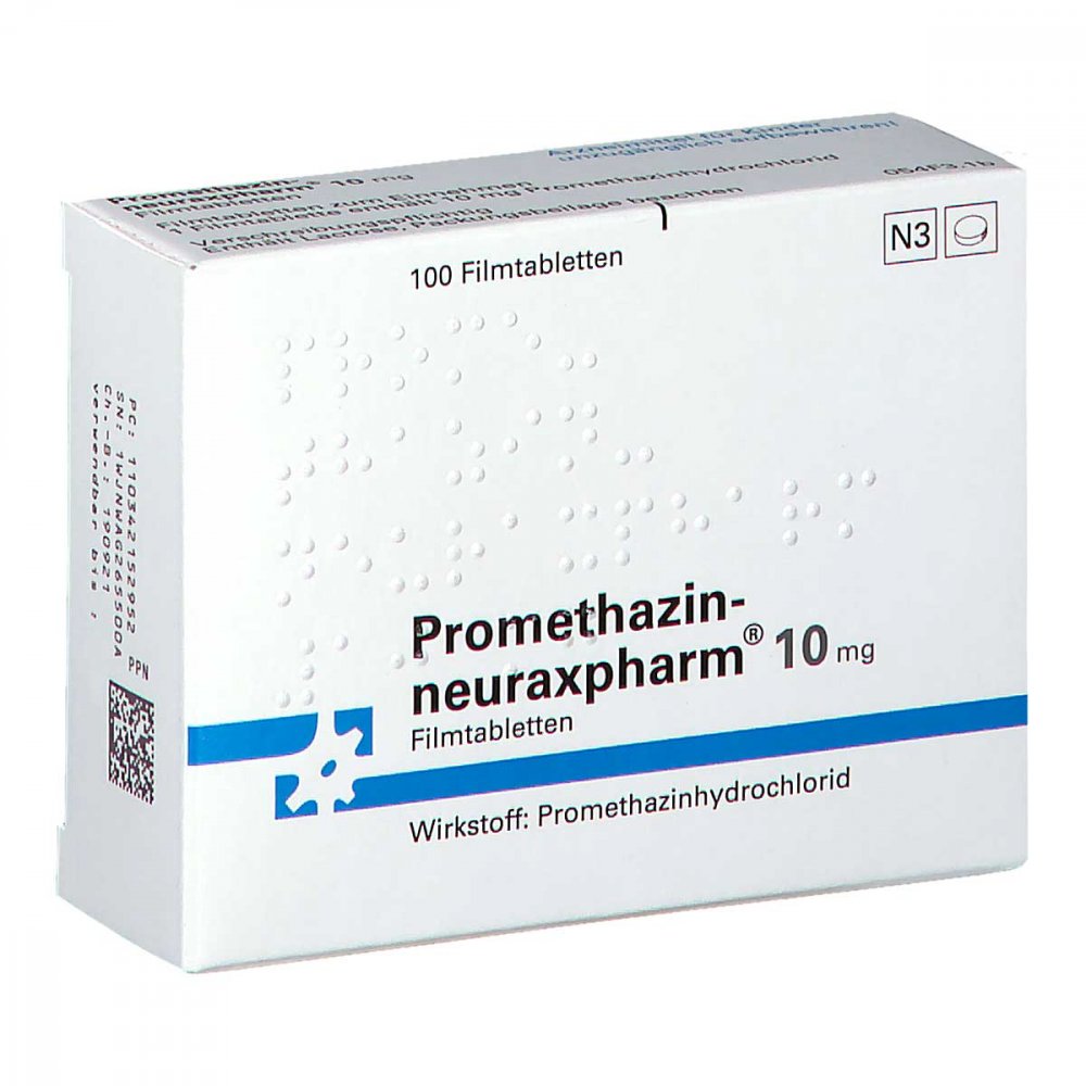 Promethazin-Neuraxpharm 10 Mg Filmtabletten (100 stk)