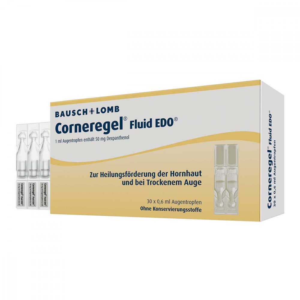 Corneregel Fluid Edo Augentropfen (30X0.6 ml)