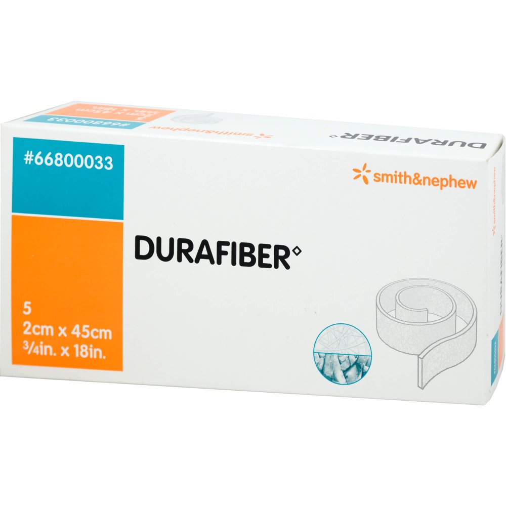 Das Produktfoto zeigt Durafiber 2x45 Cm Verband (5 stk) PZN 03425993