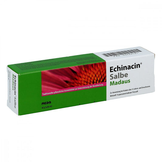 Das Produktfoto zeigt Echinacin Salbe Madaus (40 g) PZN 03429181