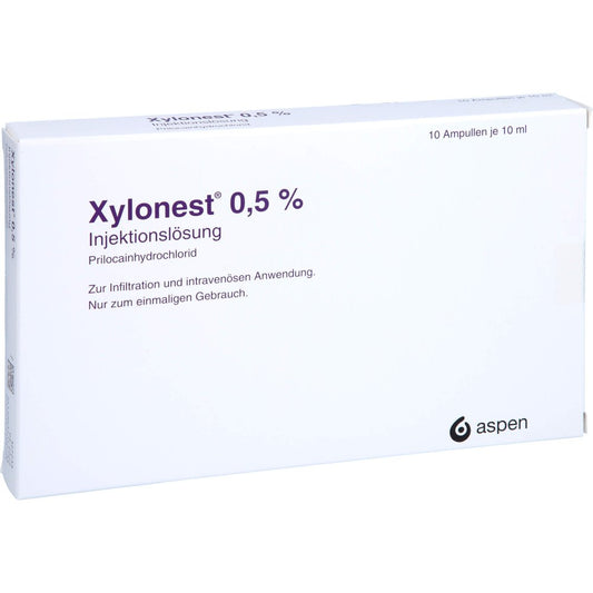 Xylonest 0,5% Luerfit Ampullen Injektionslösung (10X10 ml)