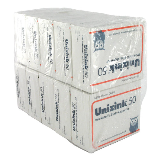 Unizink 50 Magensaftresistente Tabletten (10X100 stk)