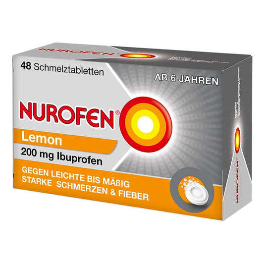 Nurofen 200 Mg Schmelztabletten Lemon (48 stk)