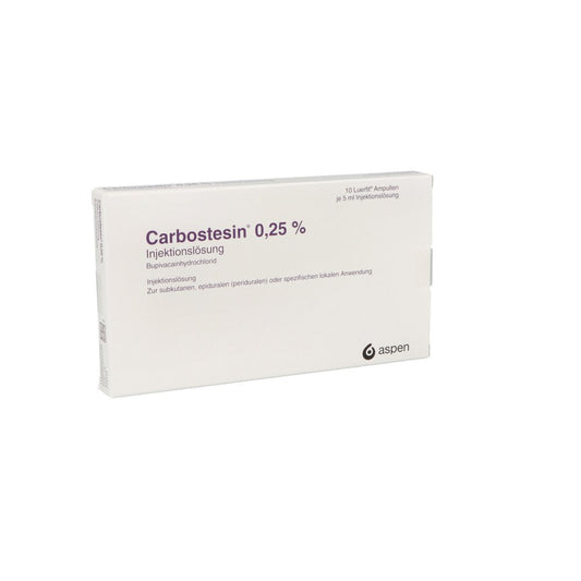 Carbostesin 0,25% Luerfit Injektionslsg.Ampullen (10X5 ml)