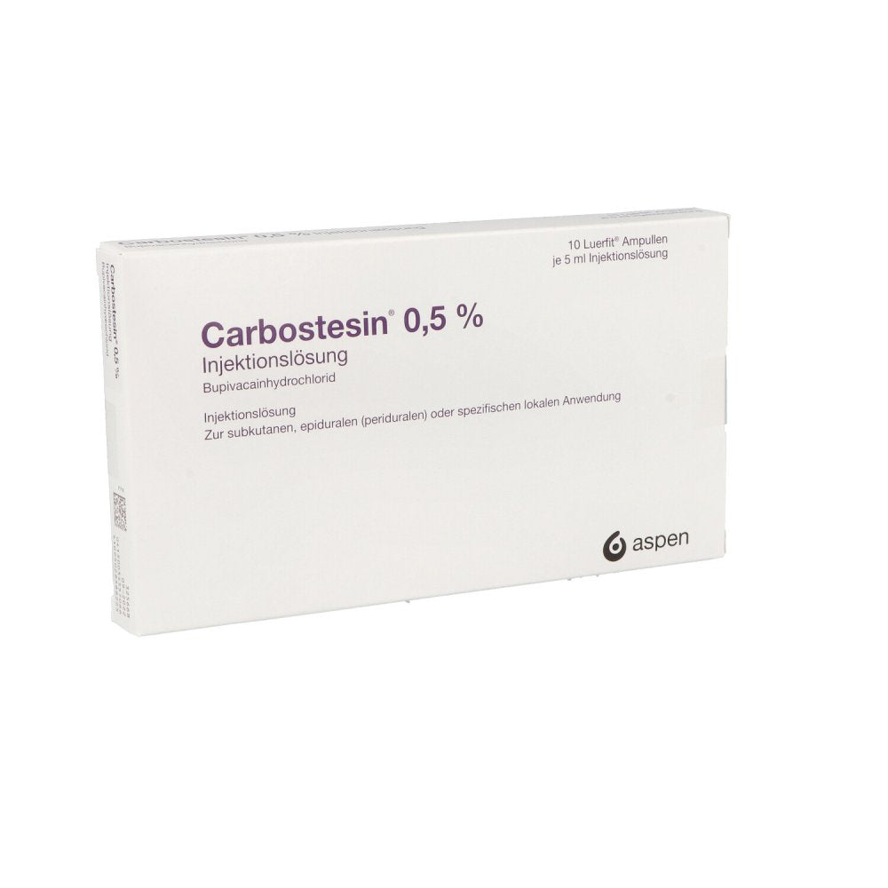 Carbostesin 0,50% Luerfit Injektionslsg.Ampullen (10X5 ml)
