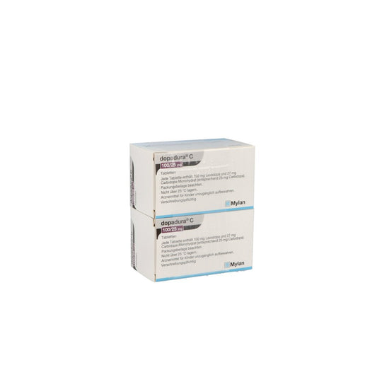 Das Produktfoto zeigt Dopadura C 100/25 Mg Tabletten (200 stk) PZN 03472343