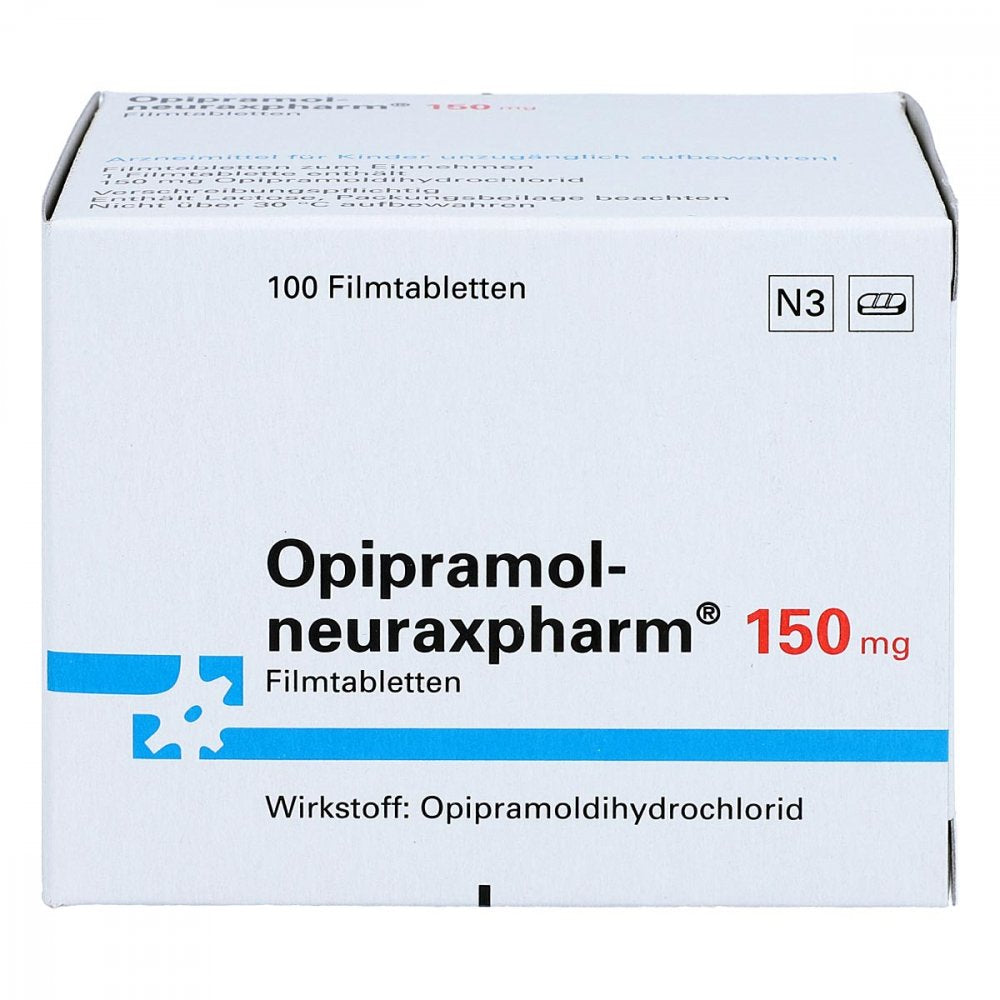 Das Produktfoto zeigt Opipramol-Neuraxpharm 150 Mg Filmtabletten (100 stk) PZN 03480147