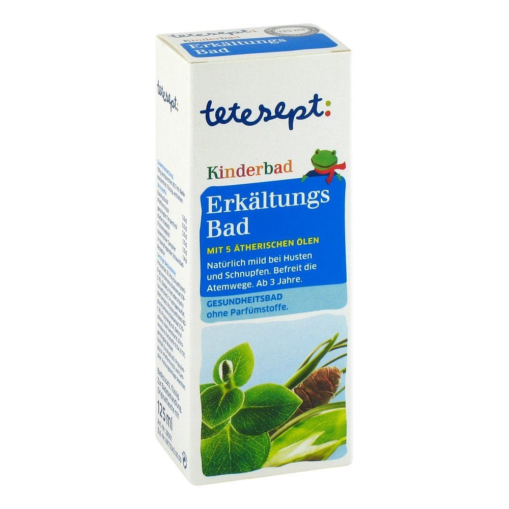 Das Produktfoto zeigt Tetesept Kinder Erkältungsbad (125 ml) PZN 03489875