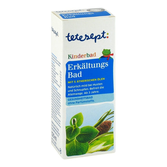 Das Produktfoto zeigt Tetesept Kinder Erkältungsbad (125 ml) PZN 03489875