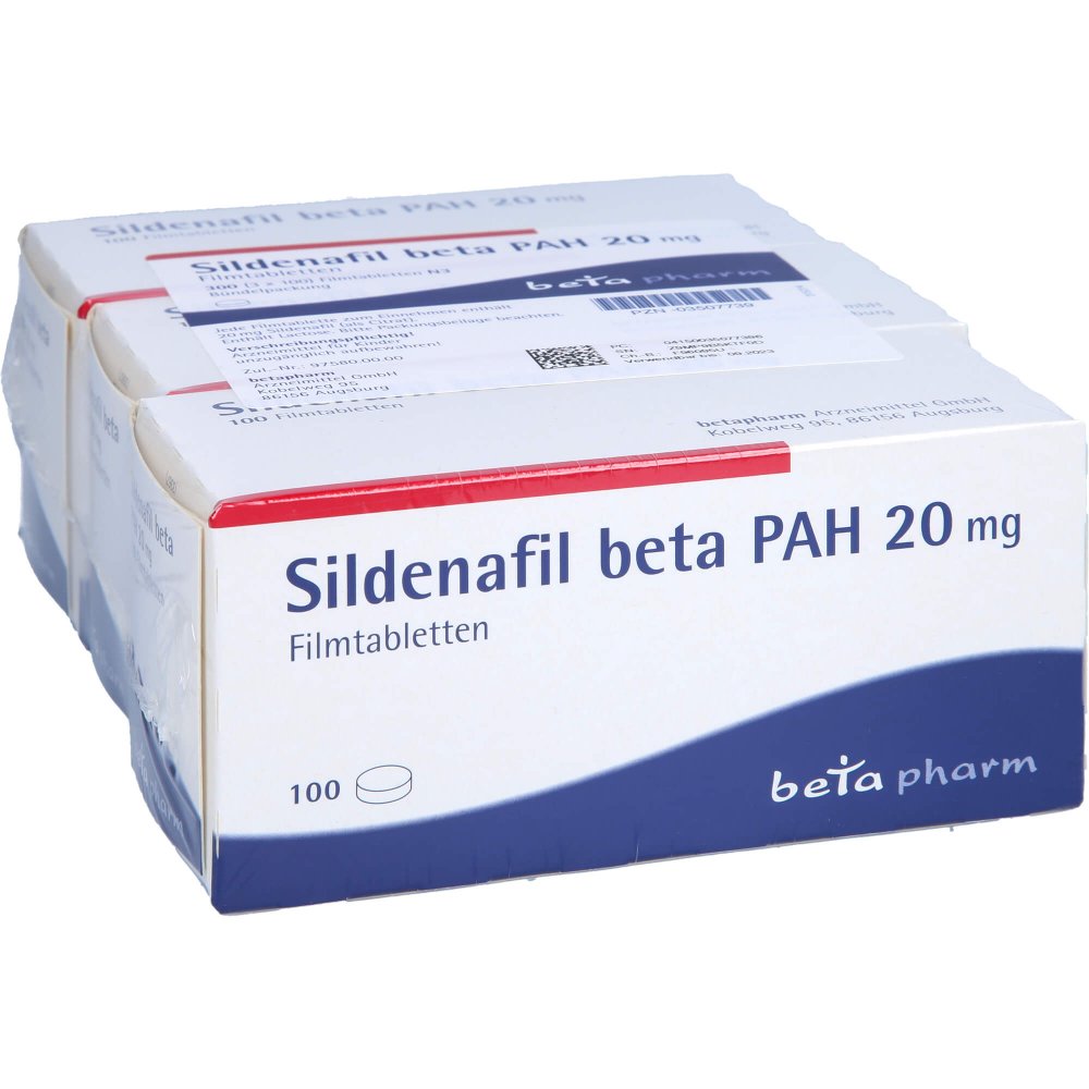 Sildenafil Beta Pah 20 Mg Filmtabletten (300 stk)