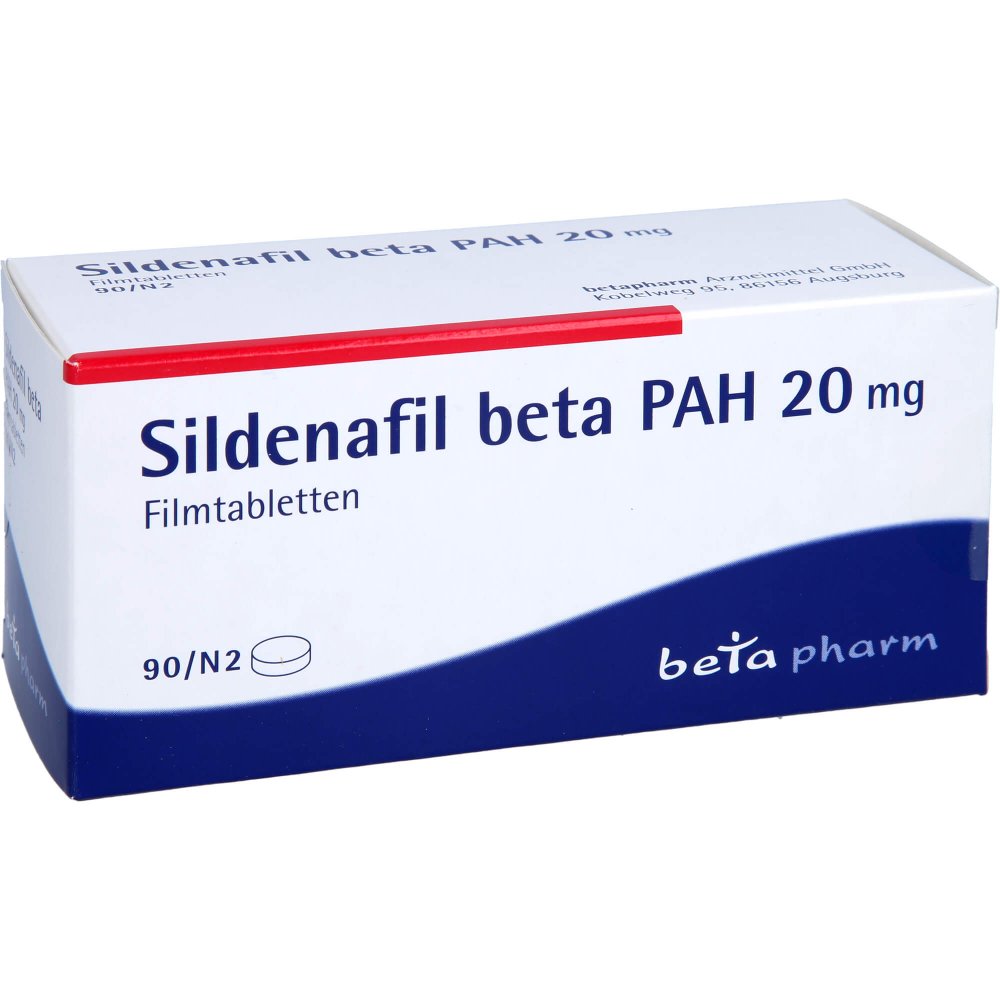 Sildenafil Beta Pah 20 Mg Filmtabletten (90 stk)