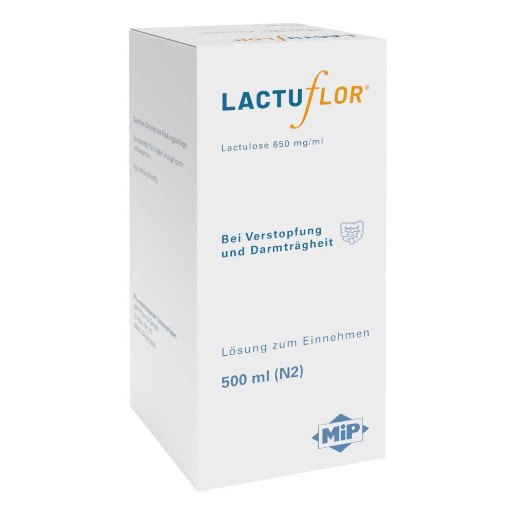Das Produktfoto zeigt Lactuflor Lösung Zum Einnehmen (1000 ml) PZN 03512048