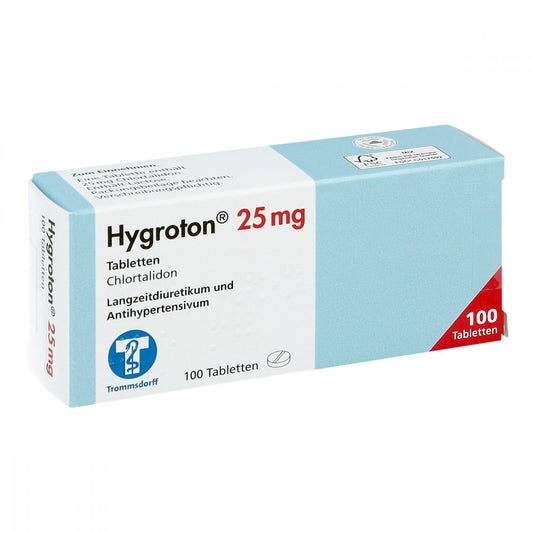 Hygroton 25 Mg Tabletten (100 stk)