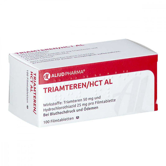 Das Produktfoto zeigt Triamteren/Hct Al Filmtabletten (100 stk) PZN 03525482