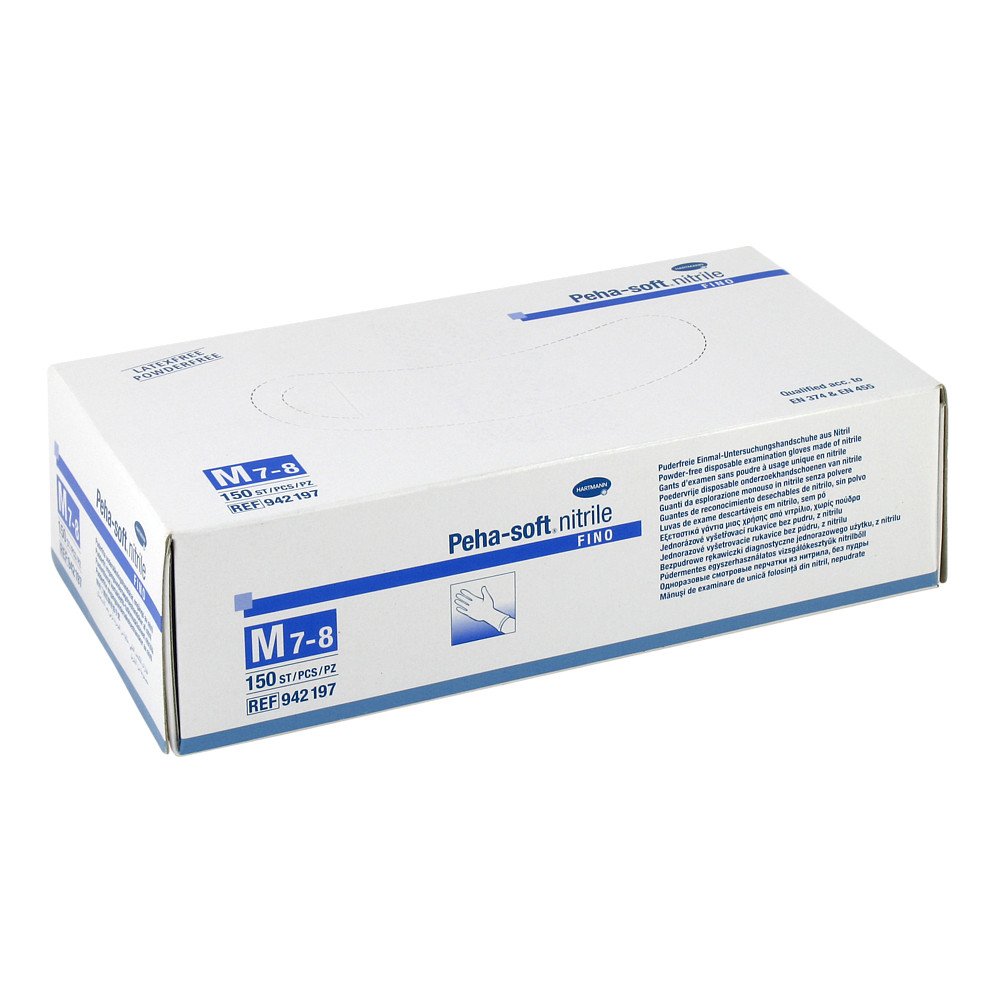 Peha-Soft Nitrile Fino Unt.Hands.Unsteril Pf M (150 stk)