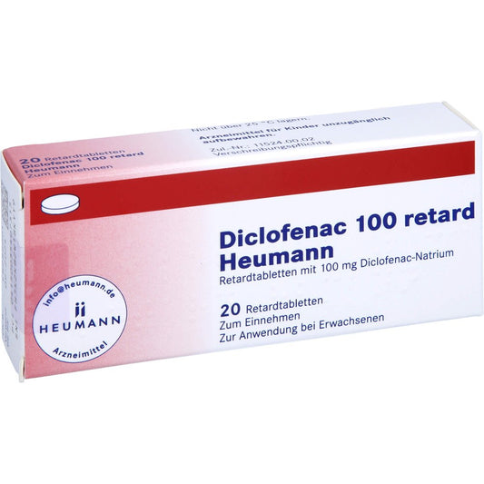 Diclofenac 100 Retard Heumann Tabletten (20 stk)