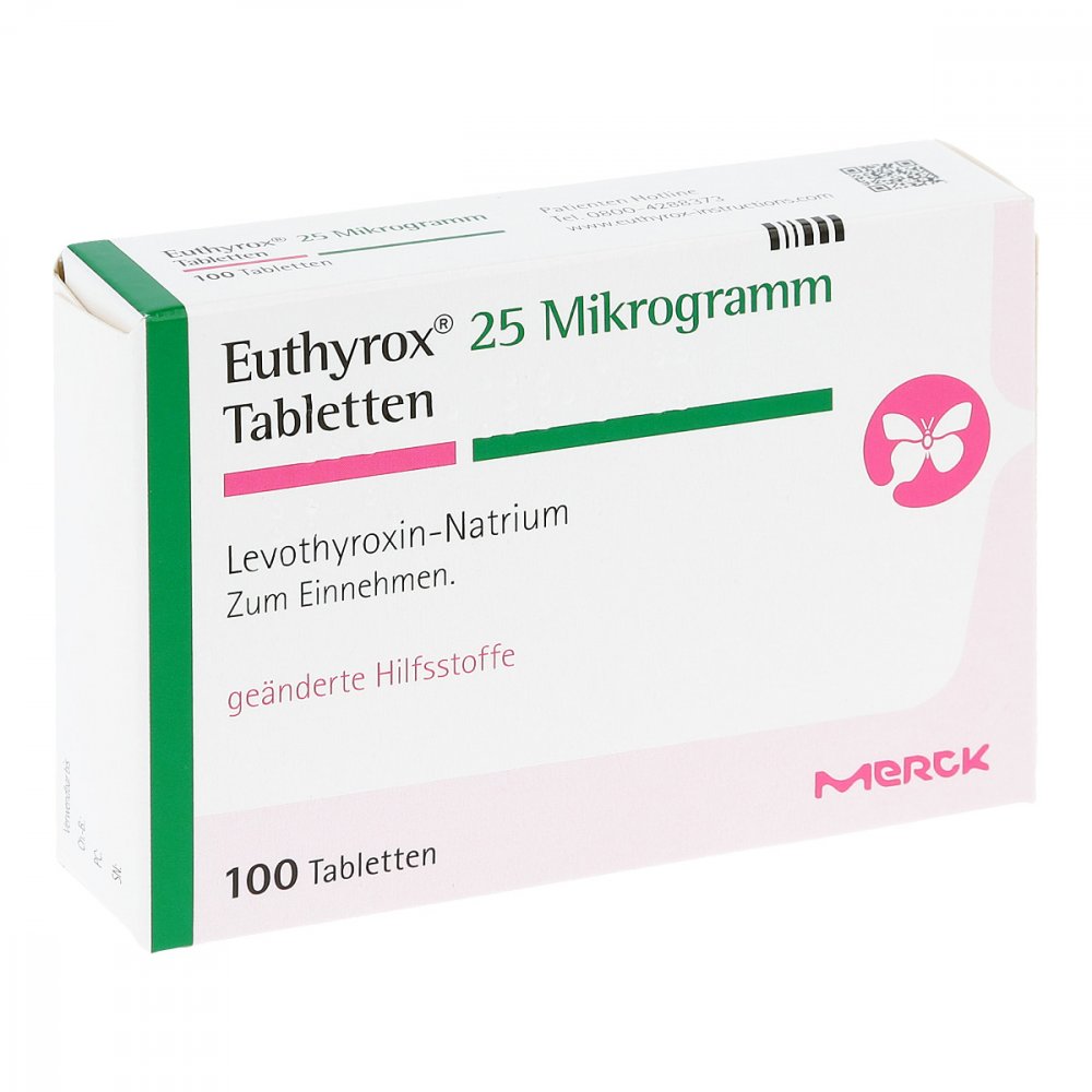 Euthyrox 25 Mikrogramm Tabletten (100 stk)