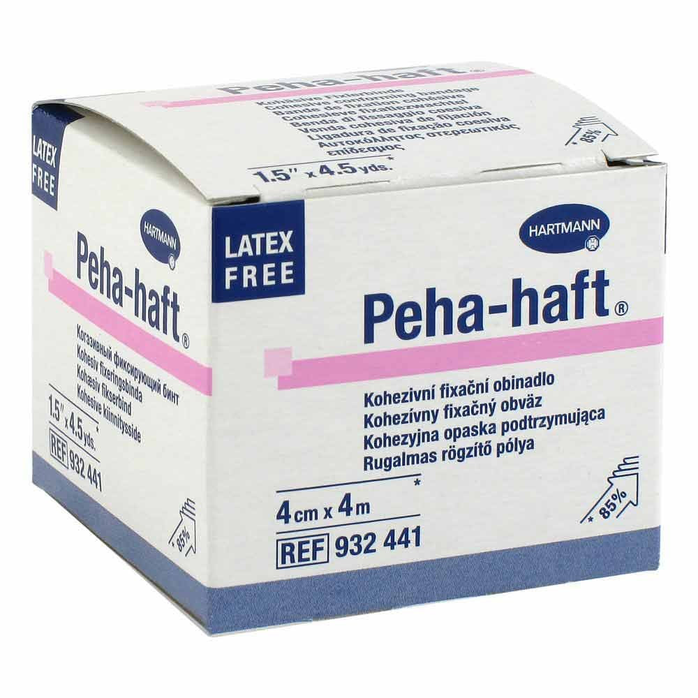 Das Produktfoto zeigt Peha-Haft Fixierbinde Latexfrei 4 Cmx4 M (1 stk) PZN 03544433