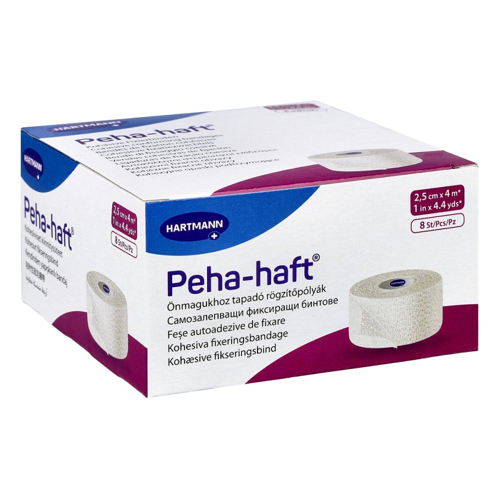 Peha-Haft Fixierbinde Latexfrei 2,5 Cmx4 M (8 stk)