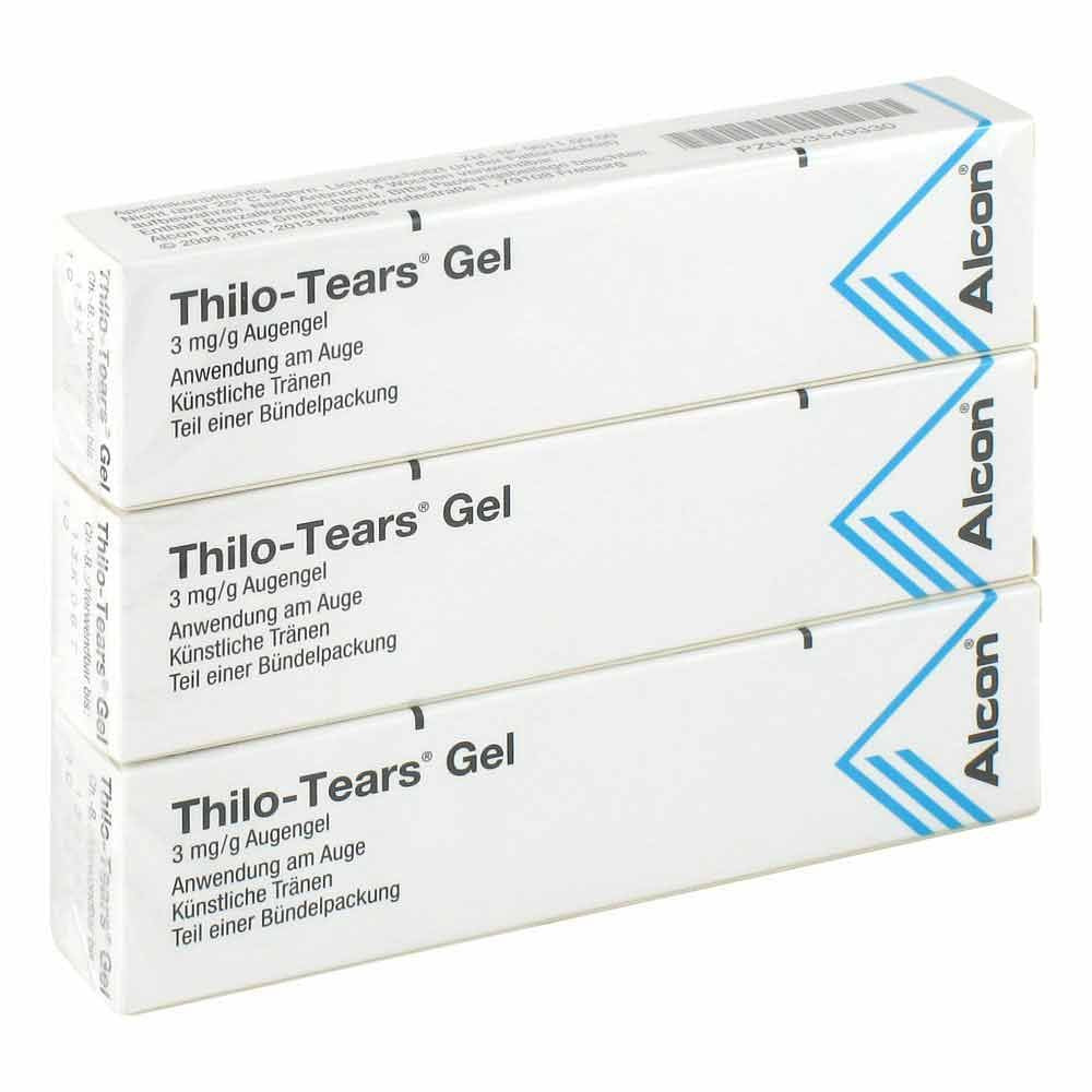 Das Produktfoto zeigt Thilo Tears Augengel (3X10 g) PZN 03549330