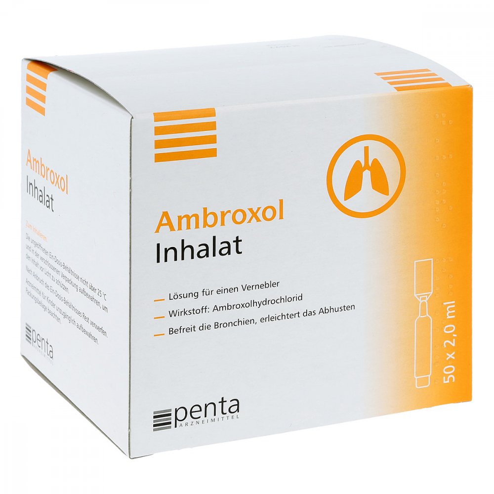 Ambroxol Inhalat Lösung Für Einen Vernebler (50X2 ml)