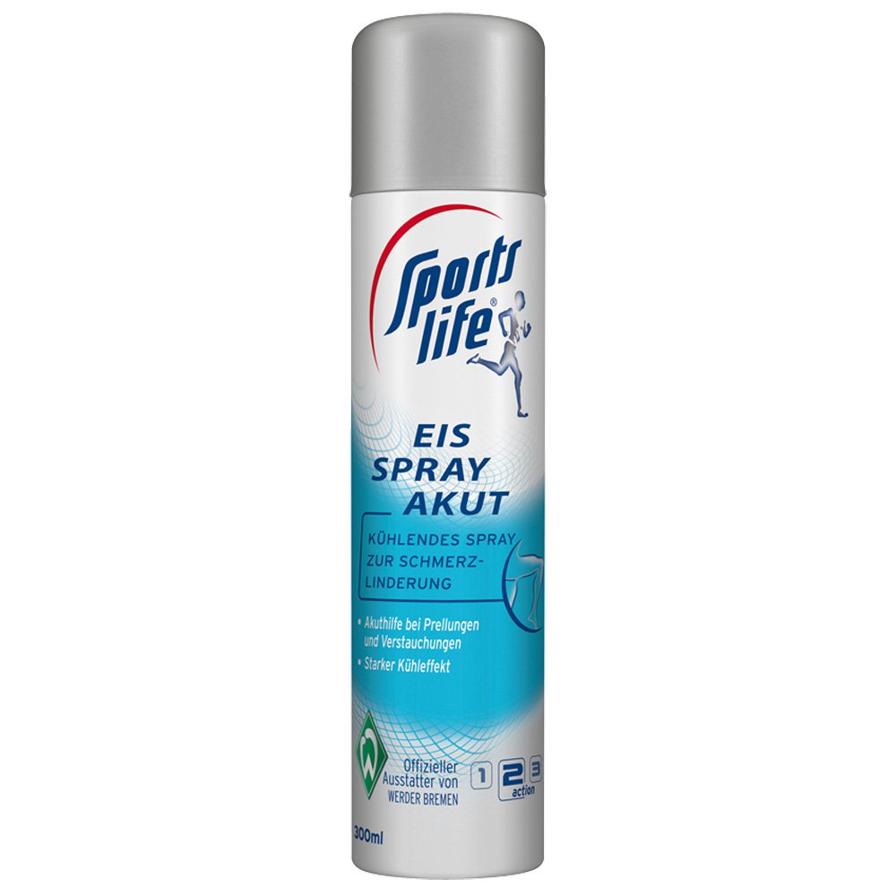 Das Produktfoto zeigt Sportslife Eis Spray Akut (300 ml) PZN 03569367