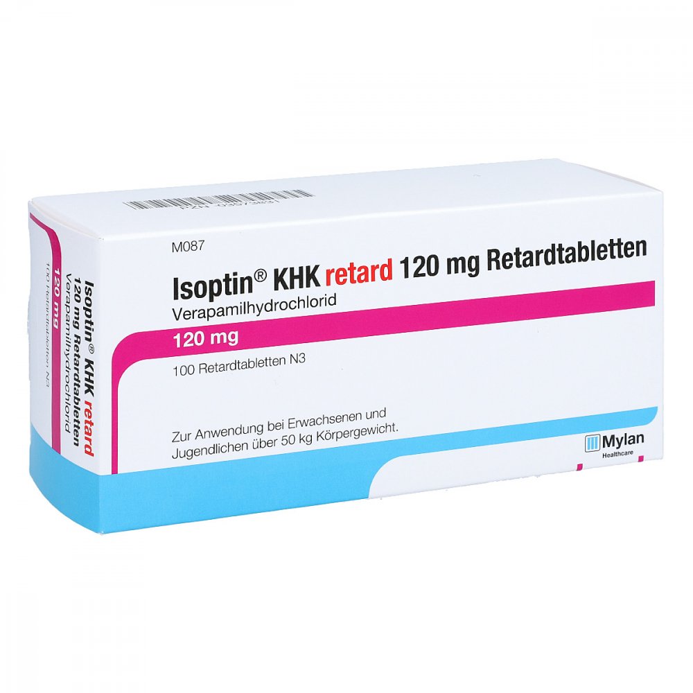 Isoptin Khk Retard 120 Mg Tabl. (100 stk)