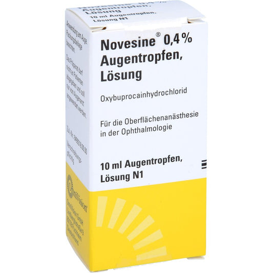 Das Produktfoto zeigt Novesine 0,4% Augentropfen (10 ml) PZN 03639493