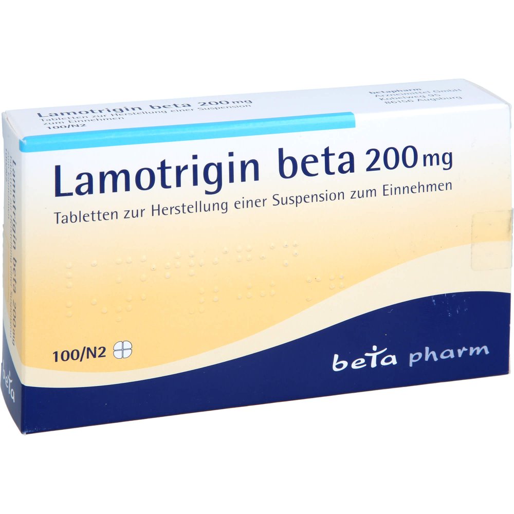 Lamotrigin Beta 200 Mg Tabl.Z.Herst.E.Susp.Z.Einn. (100 stk)