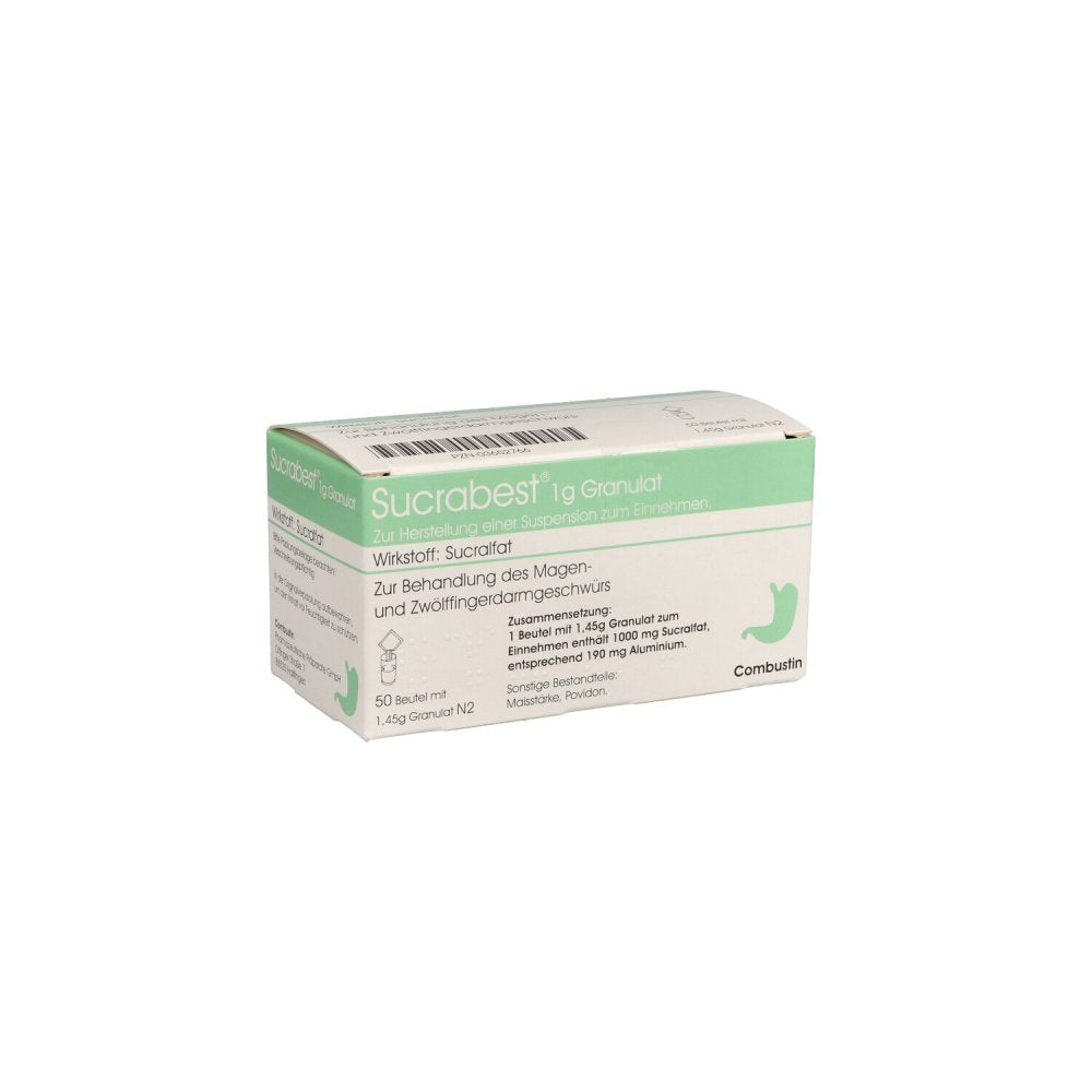 Das Produktfoto zeigt Sucrabest Granulat Btl. (50 stk) PZN 03652766