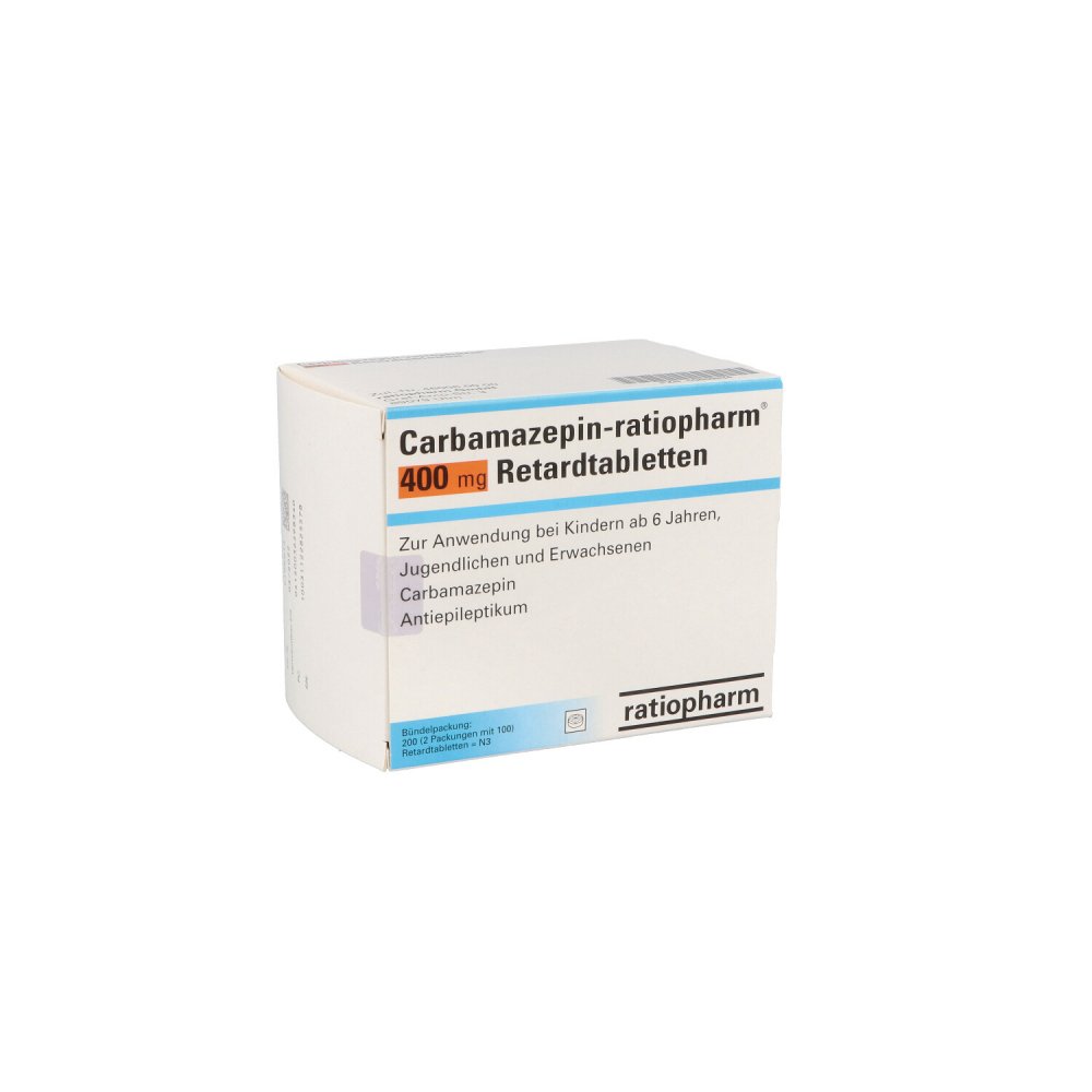 Carbamazepin-Ratiopharm 400 Mg Retardtabletten (200 stk)