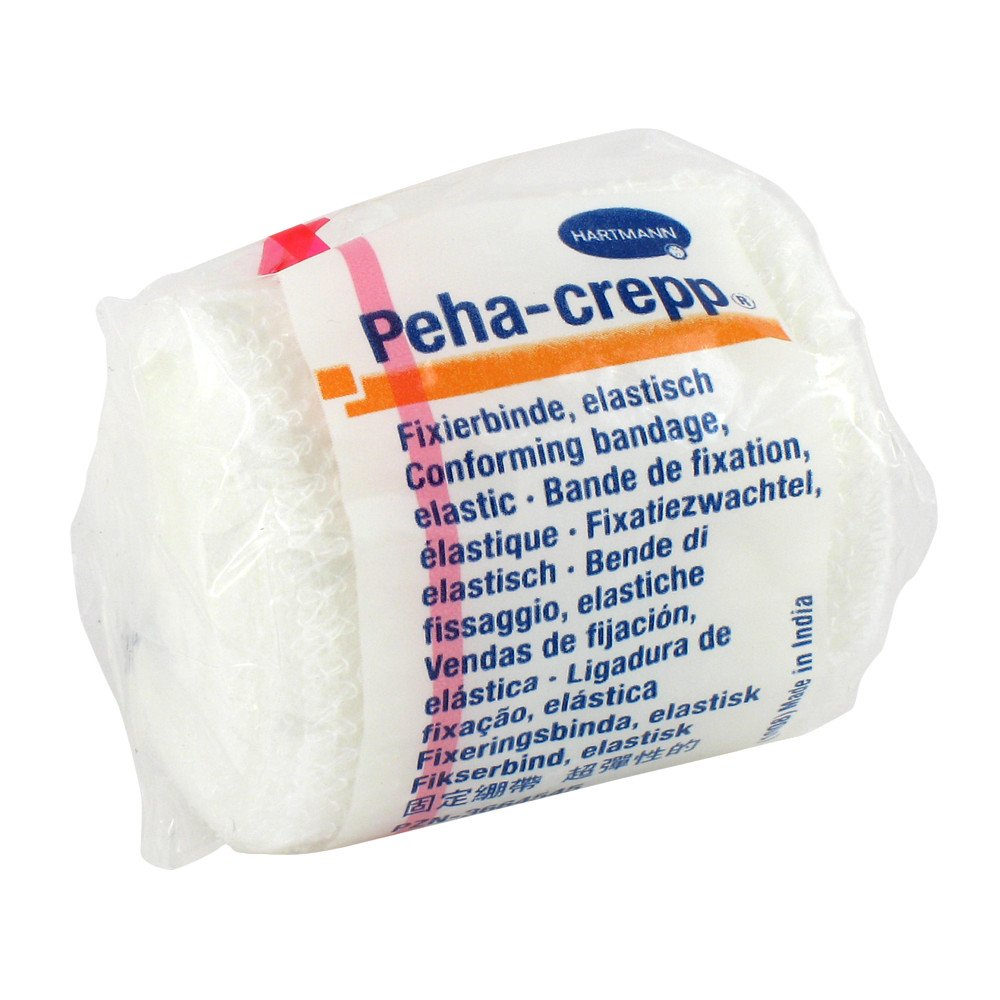 Das Produktfoto zeigt Peha Crepp Fixierbinde 4 Cmx4 M (1 stk) PZN 03664545