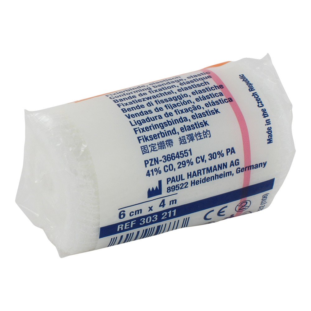 Das Produktfoto zeigt Peha Crepp Fixierbinde 6 Cmx4 M (1 stk) PZN 03664551
