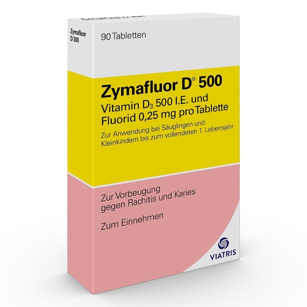 Zymafluor D 500 Tabletten (90 stk)