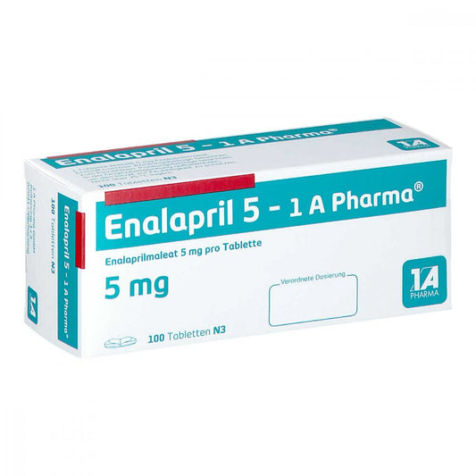Enalapril 5-1a Pharma Tabletten (100 stk)