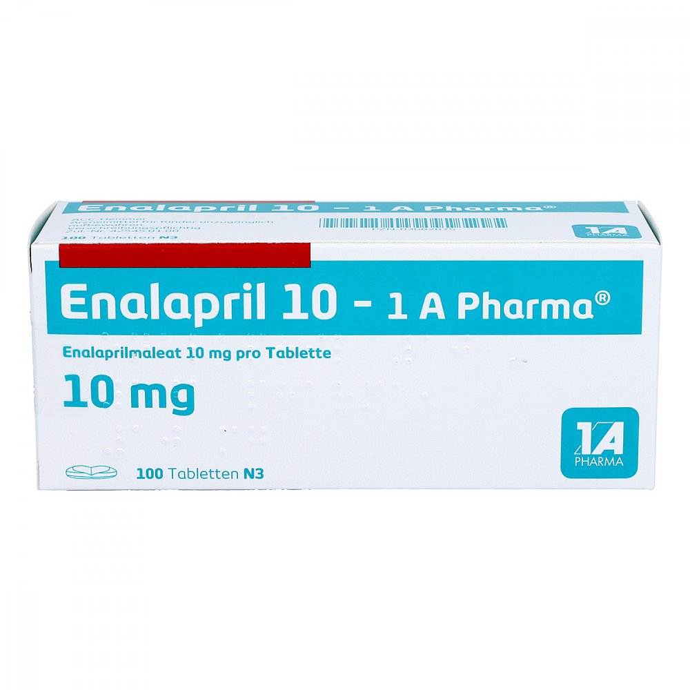 Enalapril 10-1a Pharma Tabletten (100 stk)