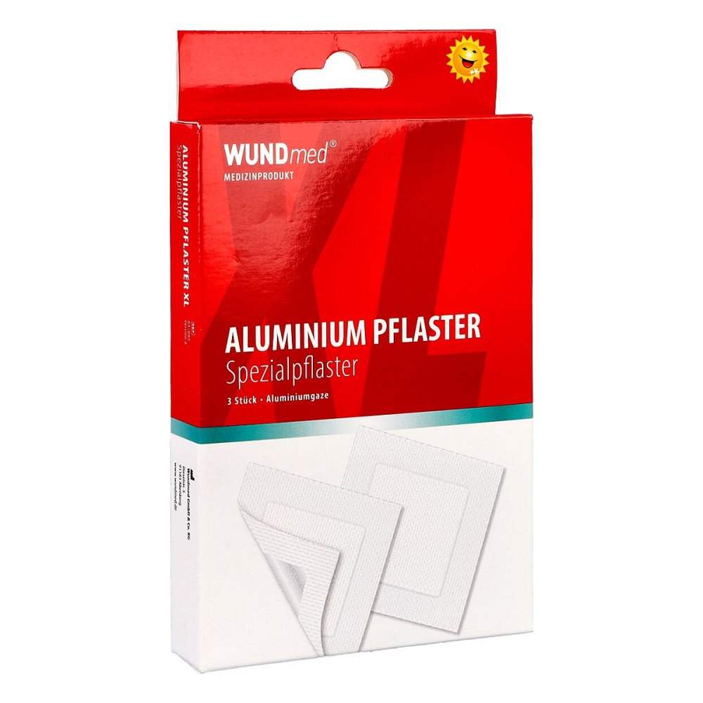 Pflaster M.Aluminiumgaze Schürfwunden (3 stk)