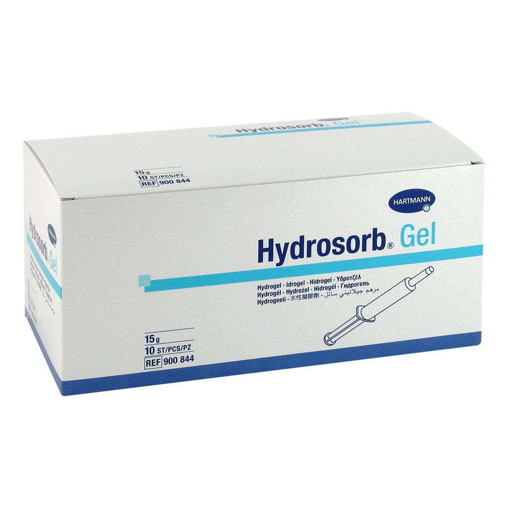 Das Produktfoto zeigt Hydrosorb Gel Steril Hydrogel (10X15 g) PZN 03694836