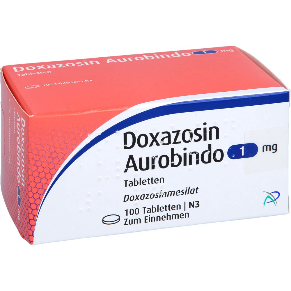 Doxazosin Aurobindo 1 Mg Tabletten (100 stk)