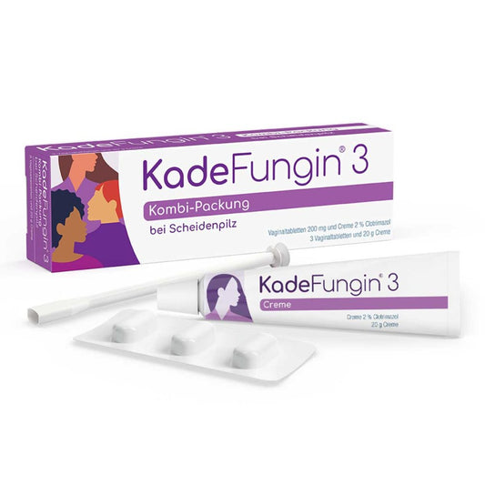 Kadefungin 3 Kombip.20 G Creme+3 Vaginaltabl. (1 stk)