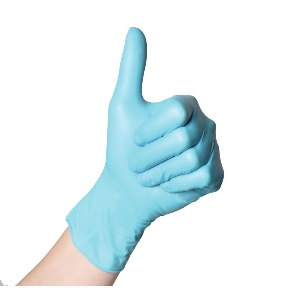 Das Produktfoto zeigt Sempercare Nitrile Unters.Handschuhe Puderfr.Gr.M (100 stk) PZN 03778303